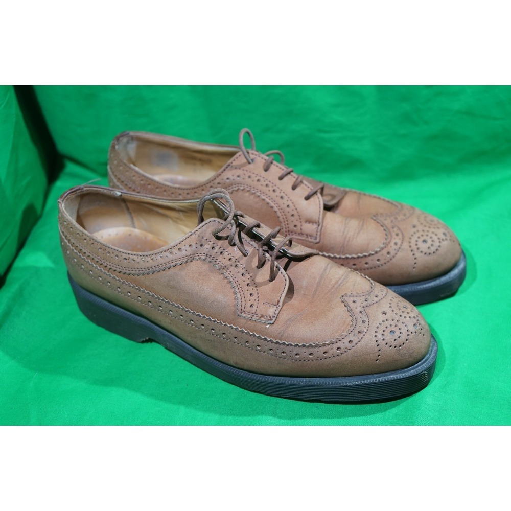 Vintage 1990s DR MARTENS‎ 3989 Brown Wingtip Mens UK 9 / US 10 Made in England